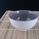欧洲餐具 外白内灰螺纹碗 饭碗 汤碗